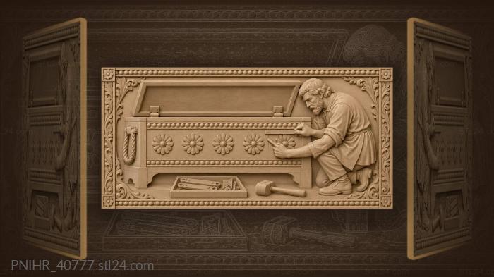 Artisan spaces five blossoms across the chest 3d STL model