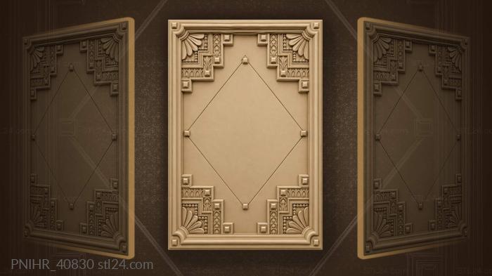 Ancient towers converging to center 3d STL model