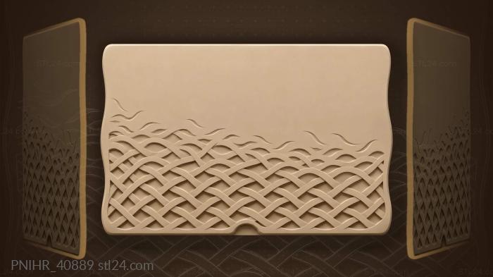 Fading lattice open space design 3d STL model