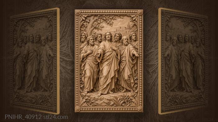 Heroes gathering for a quest 3d STL model