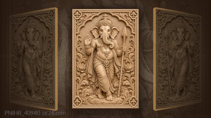Elephant headed ganesha grants divine favor 3d STL model