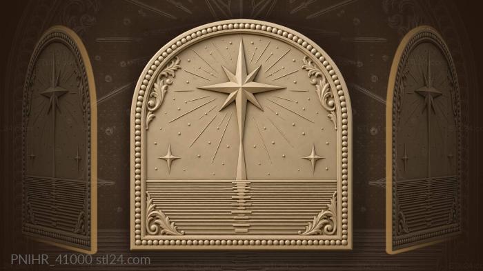 Starlight pierces the unbroken northern water 3d STL model