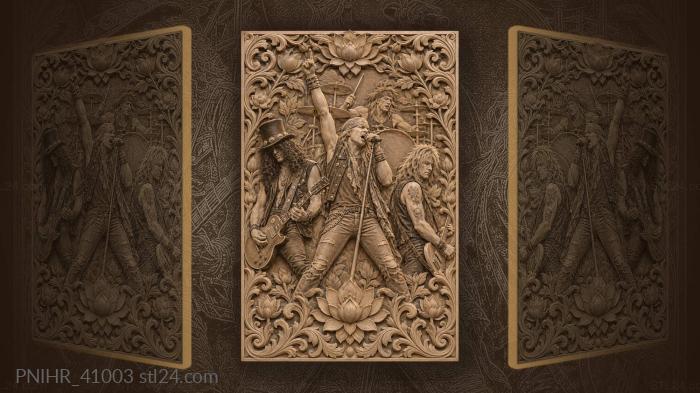 Bandmates drive the chorus through pounding drums 3d STL model
