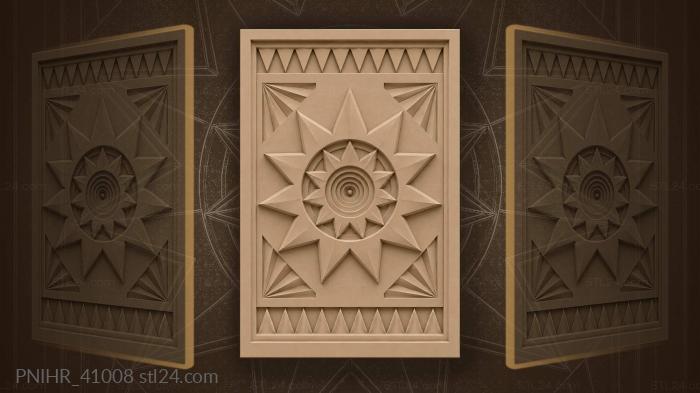 Solar star among rays 3d STL model