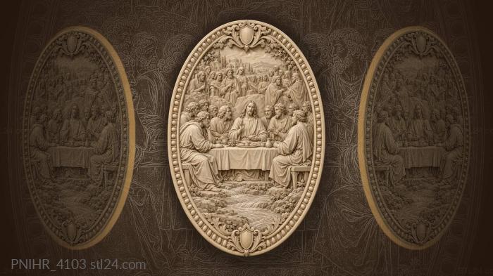 Festive gathering by the river 3d STL model