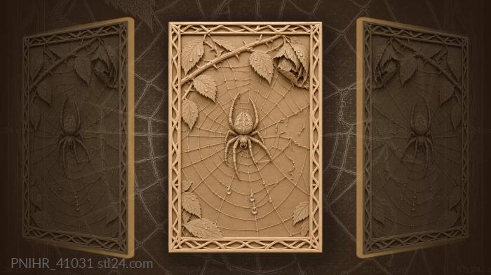 Raindrops still weigh the broken threads 3d STL model