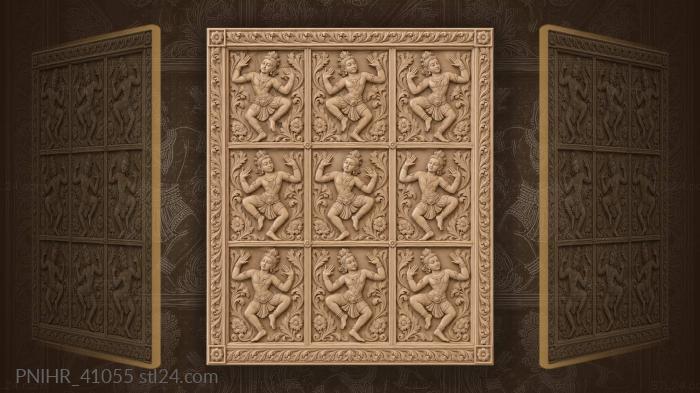Nine keys turning in conflict 3d STL model