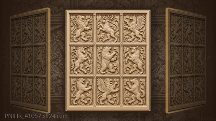 Nine keys turning in opposition 3d STL model