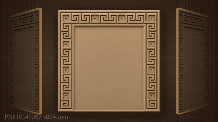 Ancient meander with open spaces 3d STL model