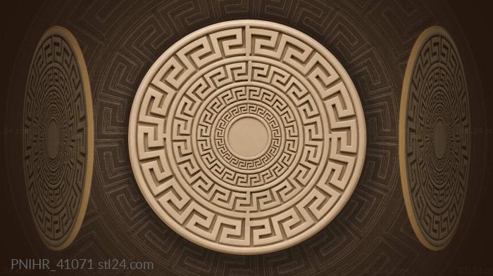 Spiraling keys ancient winding ribbon 3d STL model