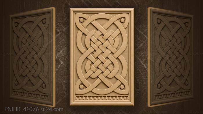 Celtic knot endless weave design 3d STL model