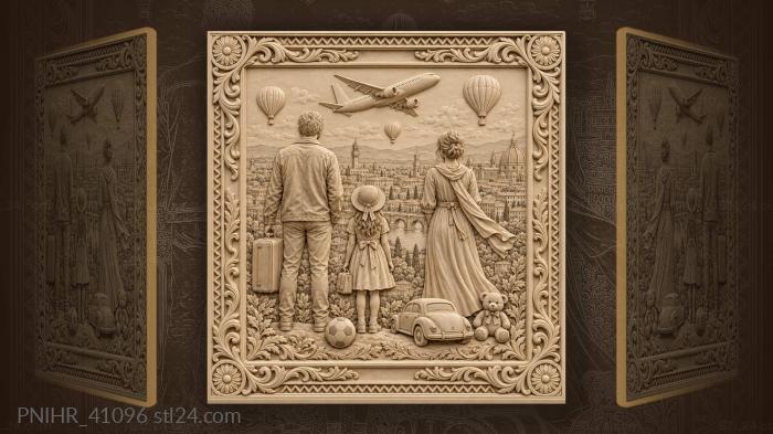 City dreams and floating adventures 3d STL model