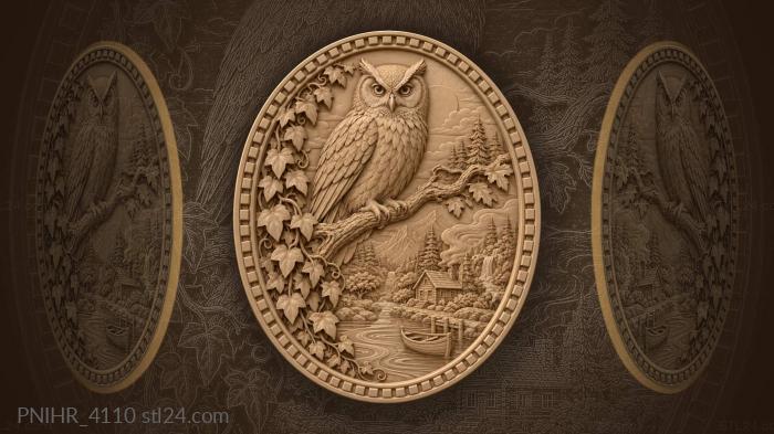 Owl cabin misty waters branch 3d STL model