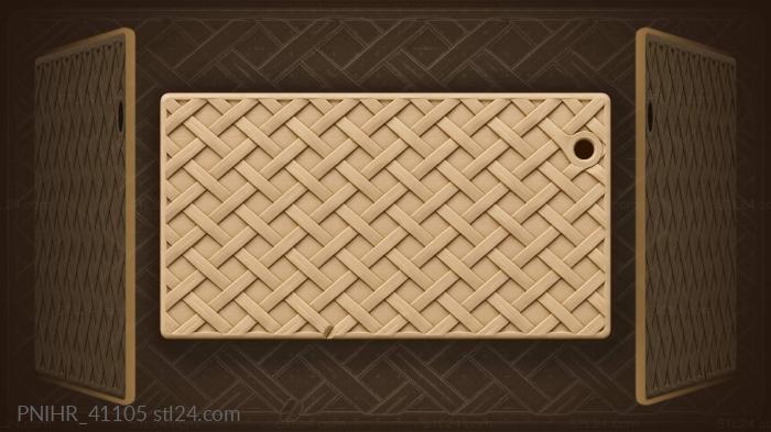 Woven texture endless graceful pattern 3d STL model