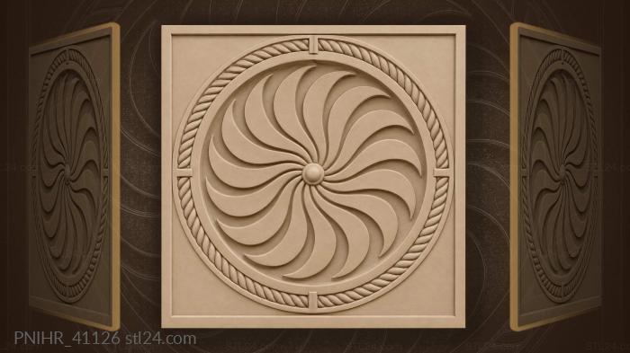 Vortex spirals around the sun 3d STL model