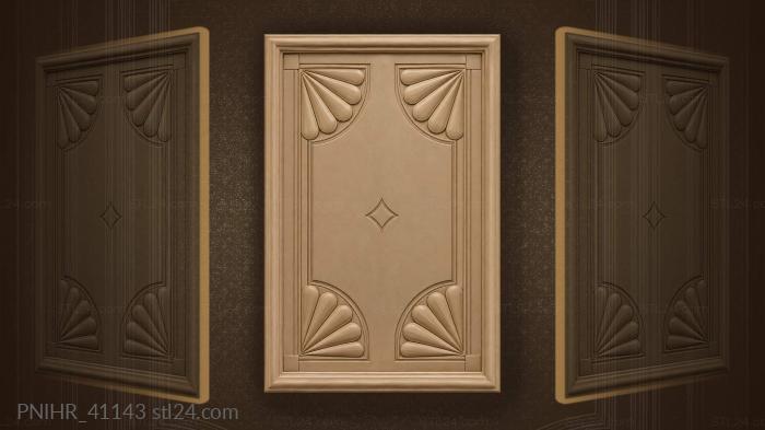 Four corner fans facing each other 3d STL model
