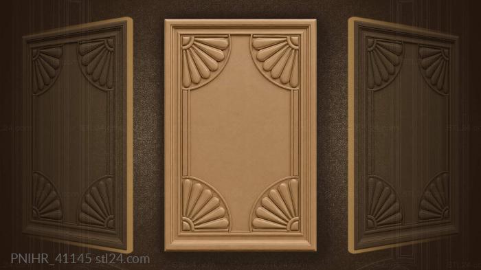 Rosettes and central diamond motif 3d STL model