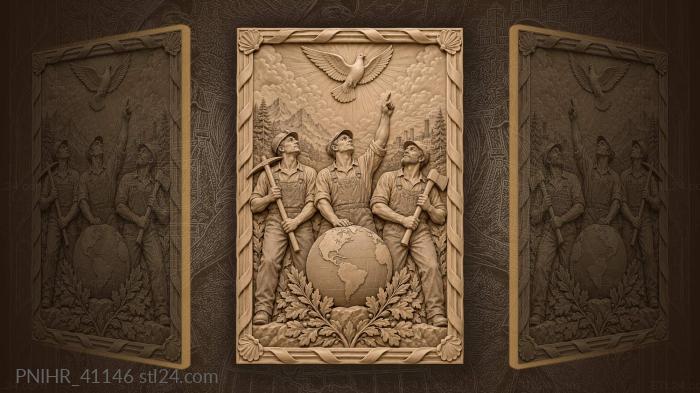 United workers hope for the future 3d STL model