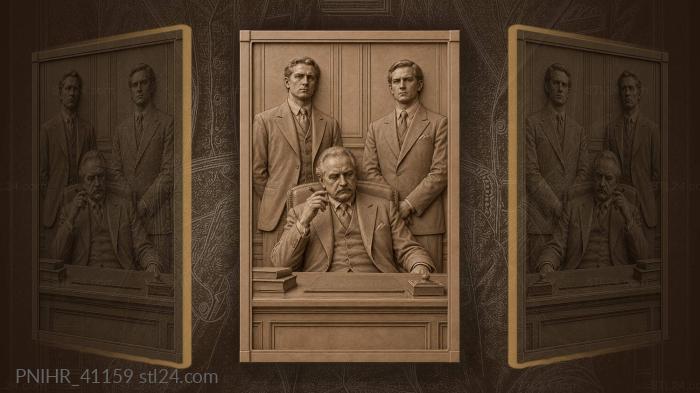 Cigar smoker weighs an office proposal 3d STL model