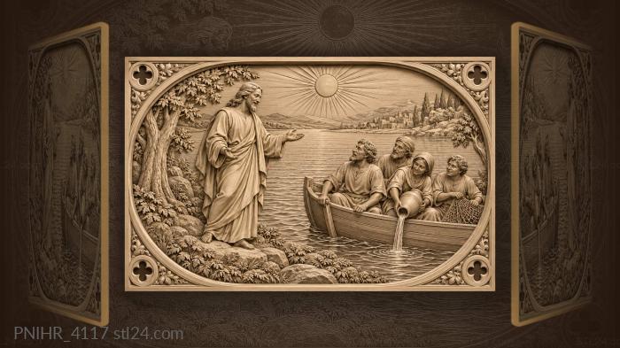 Lakeside gathering joyful summer day 3d STL model