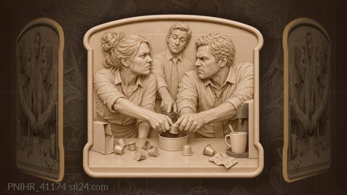 Last capsule, silent betrayal, tense moment 3d STL model