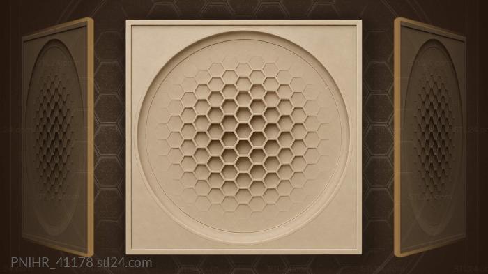 Honeycomb dissolving into open space 3d STL model