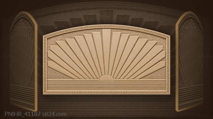 Fan opening above calm water 3d STL model