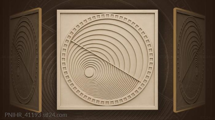 Rippling arcs sheared diagonal flow 3d STL model