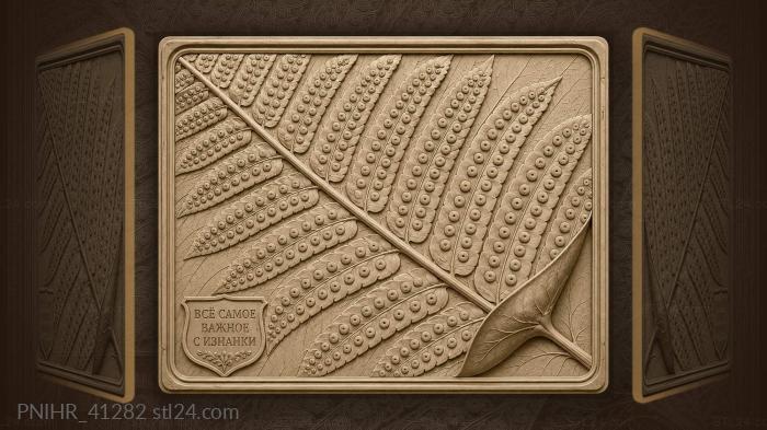 Hidden fern beauty unfolding slowly 3d STL model