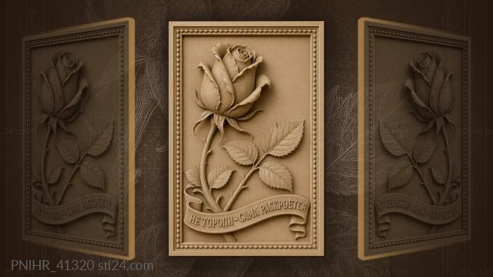 Petals loosen while the calyx bends 3d STL model