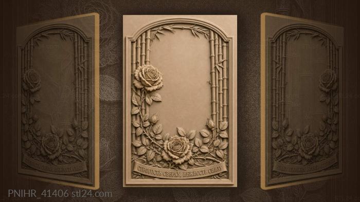 Blossom rises where rigid bamboo yields 3d STL model