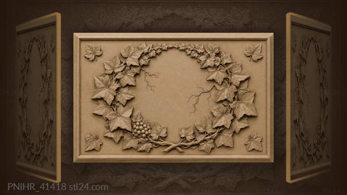 Ivy wreath delicate natural beauty 3d STL model