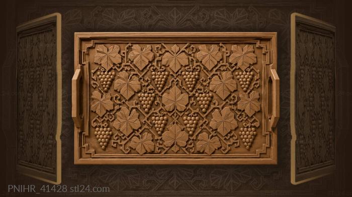 Grapevine fills the field with clusters 3d STL model
