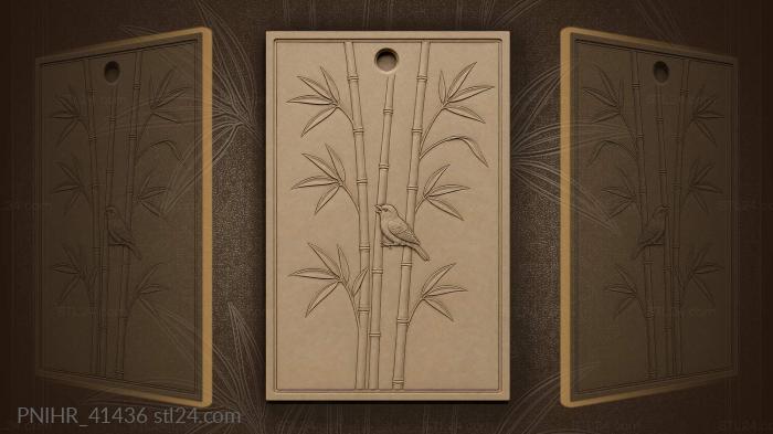 Bamboo stalks gentle contour design 3d STL model