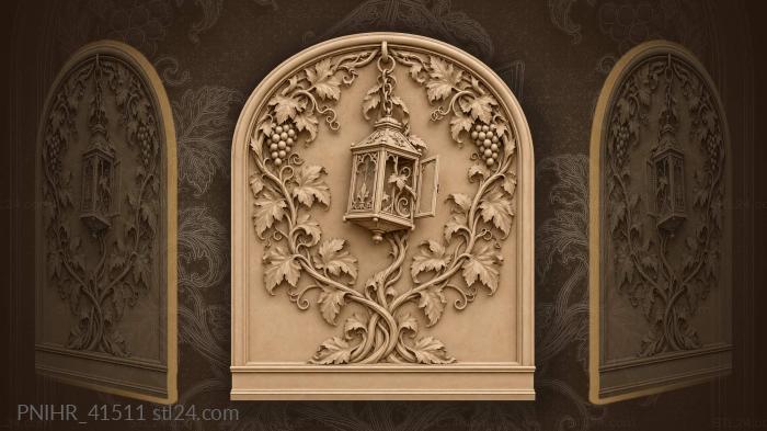 Vine enters the open lantern 3d STL model