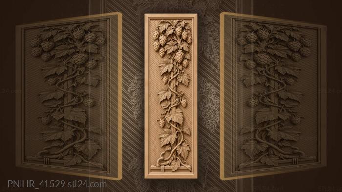 Climbing hops porch window frame 3d STL model