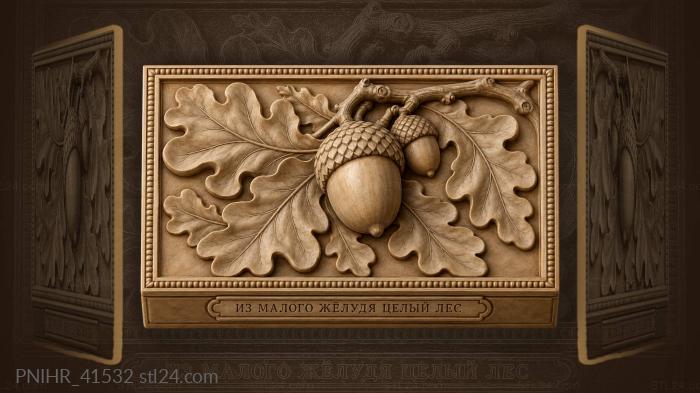 Tiny acorn foretells an entire forest 3d STL model