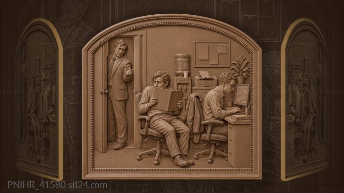 Director calls young employee to task 3d STL model