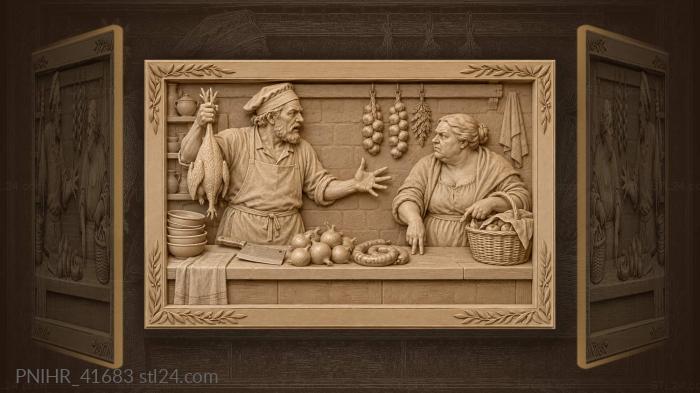 Market dispute over poultry weight 3d STL model