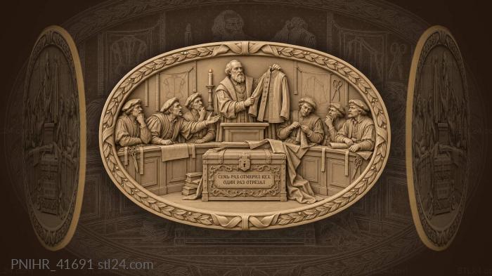 Tailors guild meeting lively workshop 3d STL model