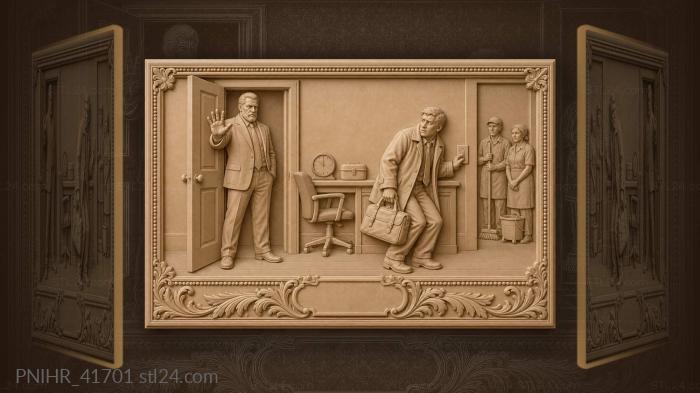 Dismissal nearing end of workday 3d STL model
