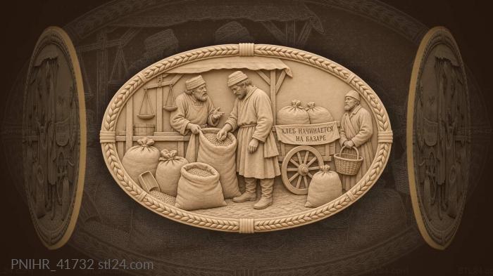 Baker’s bargain at grain market 3d STL model