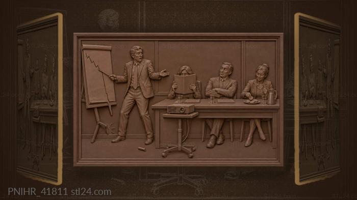 Failed presentation awkward business meeting 3d STL model