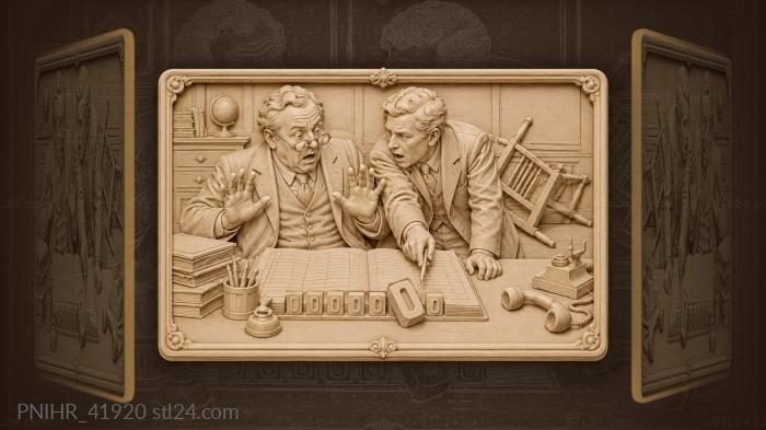 Accounting error shocking discovery colleagues 3d STL model