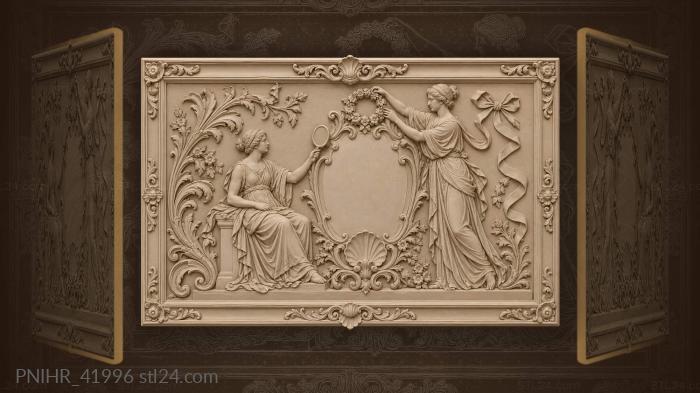 Holding a mirror from a draped ledge 3d STL model