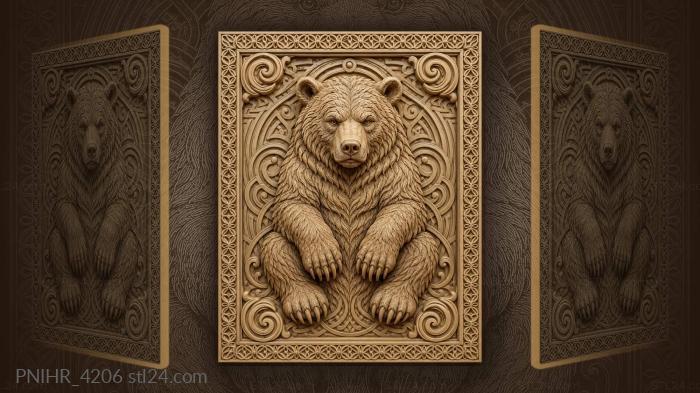 Geometry and spirals set symmetrically around 3d STL model