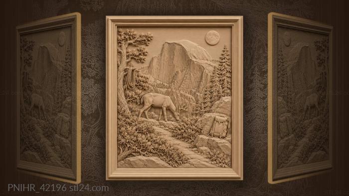 Buck follows climbers trail past abandoned gear 3d STL model