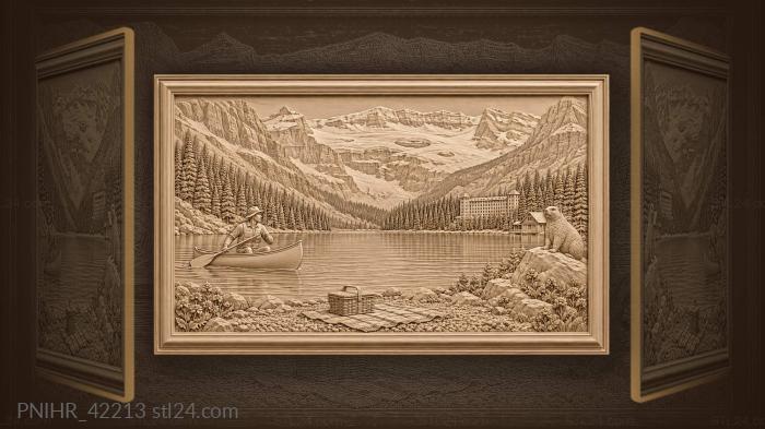 Marmot whistles as the canoe passes 3d STL model
