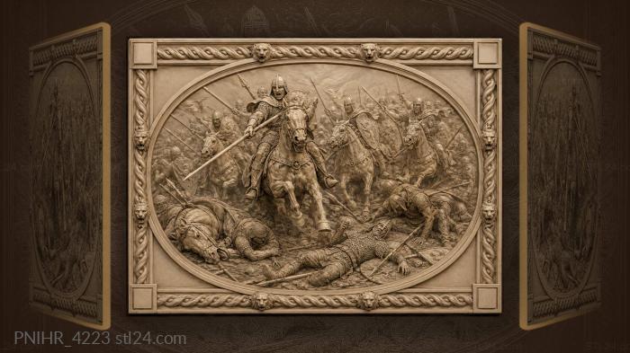 Valiant knights in wild pursuit 3d STL model
