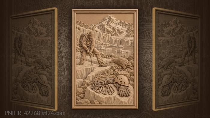 Aoraki summit tasman glacier mountaineer kea 3d STL model